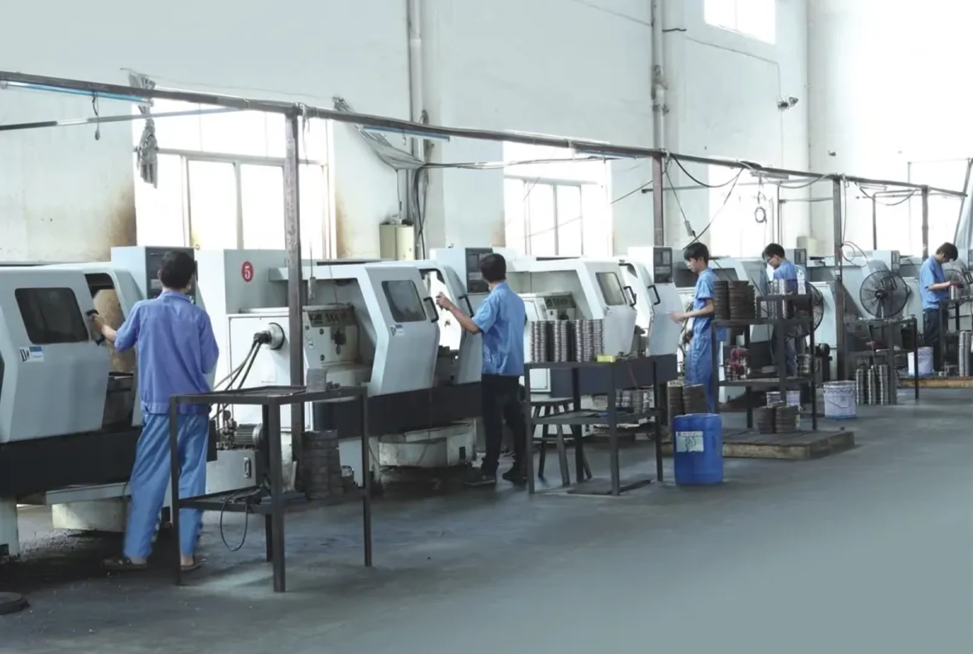 CNC machining workshop